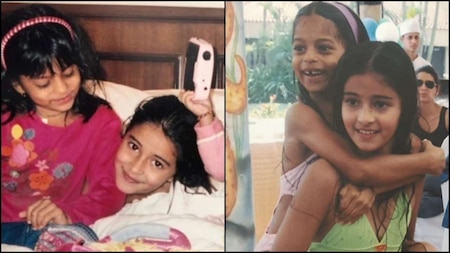 Ananya Panday treats fans with childhood photos of birthday girl Suhana Khan
