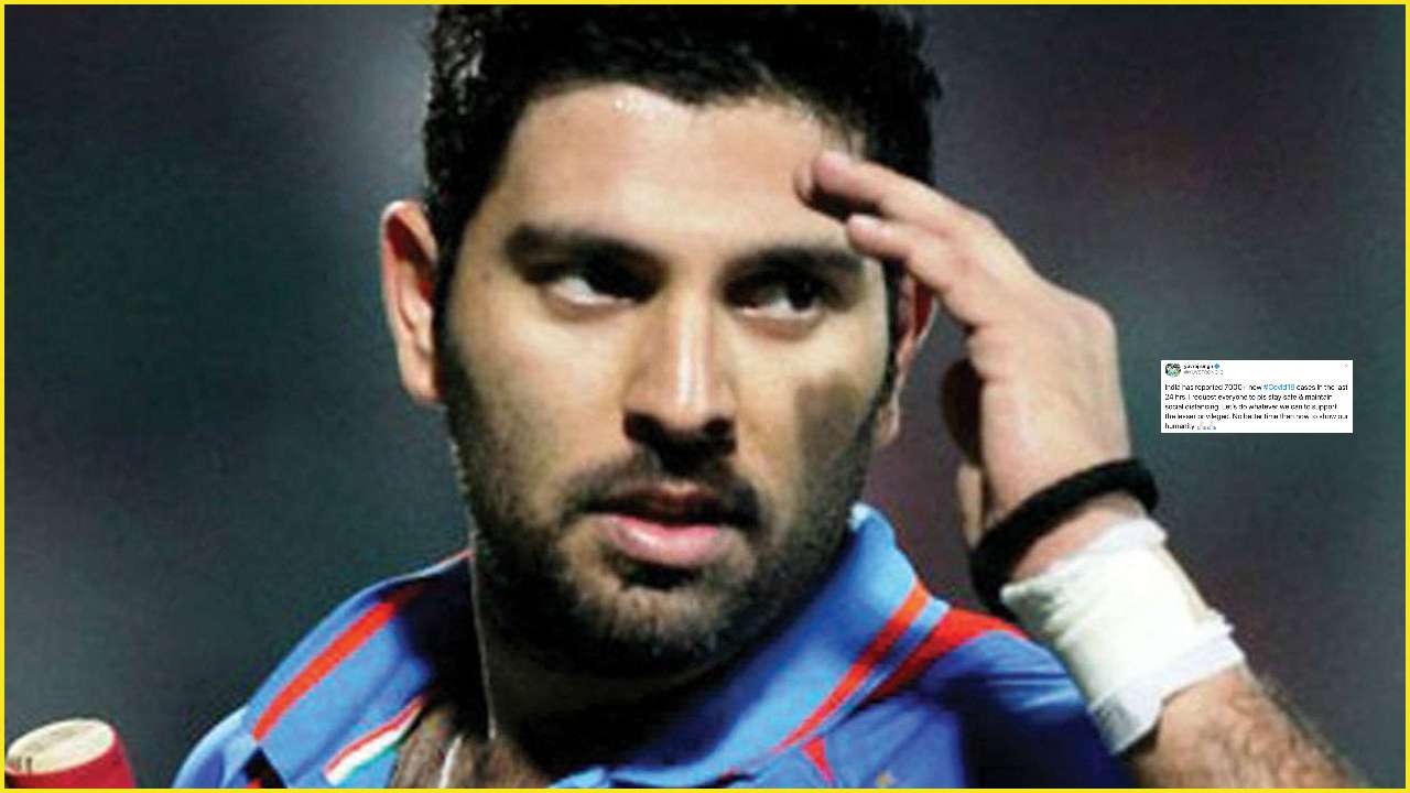 Support the lesser privileged': Yuvraj Singh urges countrymen to 'show  humanity' during COVID-19 lockdown