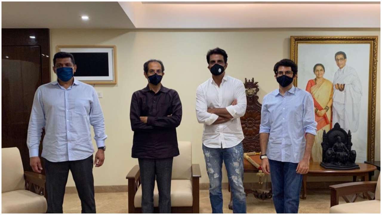 Sonu Sood meets Maha CM Uddhav Thackeray after Sanjay Raut's recent dig on actor being 'backed by BJP'