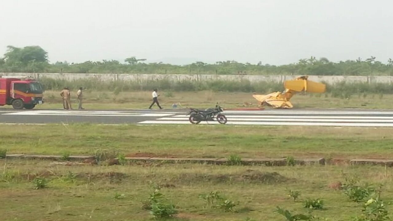The crash happened at Birasal Airstrip in Dhenkanal district