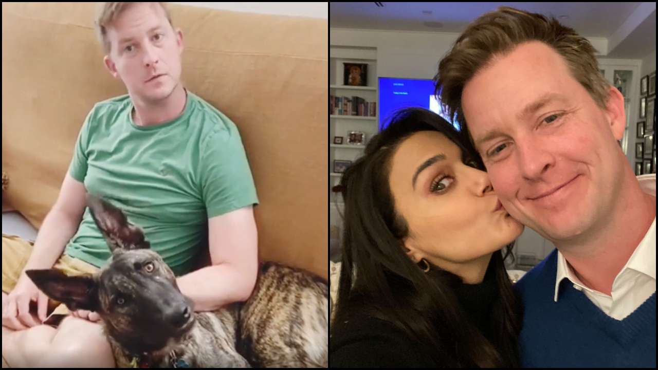 Side Effects Of Home Quarantine Preity Zinta Shares Cute Video Featuring Husband Gene Goodenough And Pet Bruno