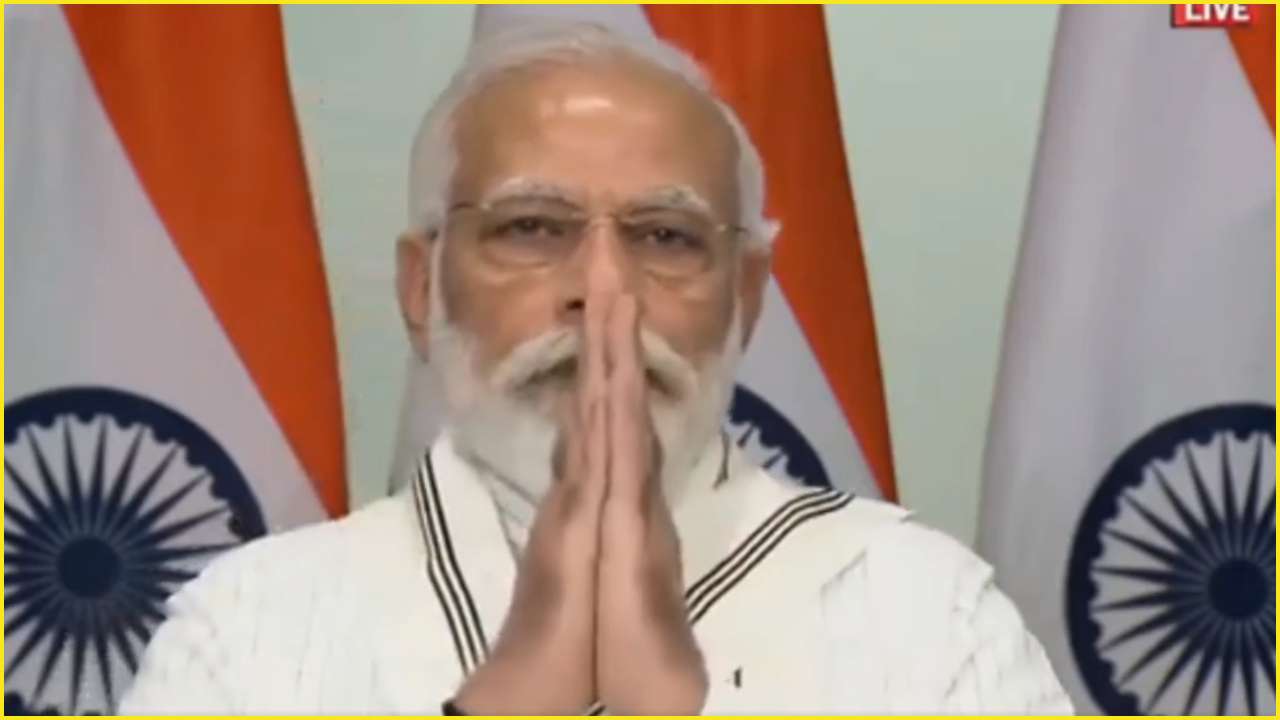 Prime Minister Narendra Modi addressing the launch of the auction of 41 coal mines for commercial mining