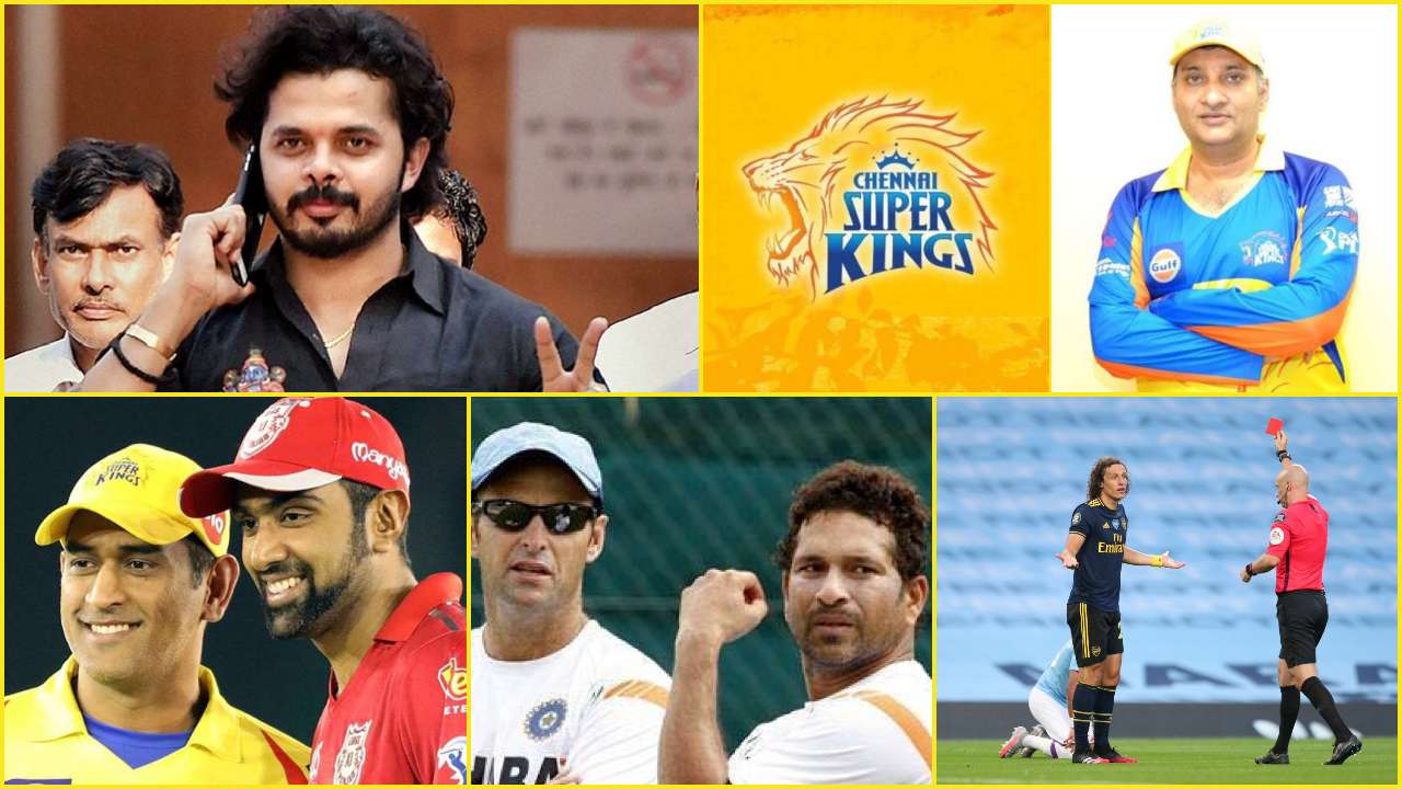 Ravichandran Ashwin, MS Dhoni, David Luiz, Sachin Tendulkar, Gary Kirsten, Sreesanth, Madhu Thottappillil