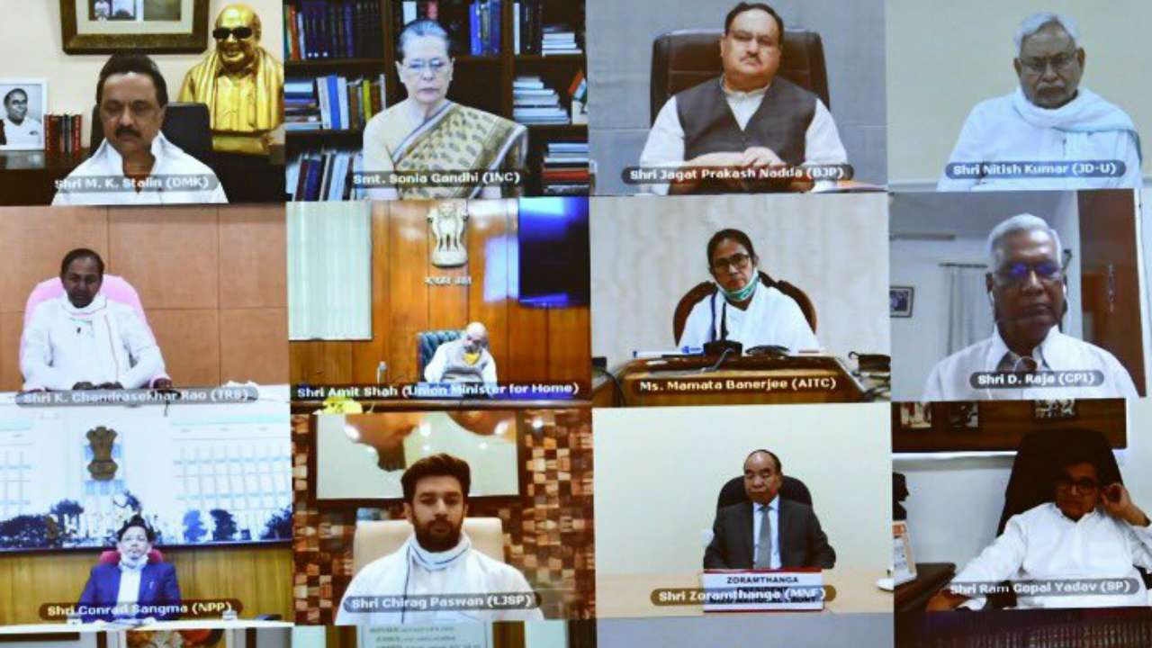 Leader at the all-party meeting called by PM Modi