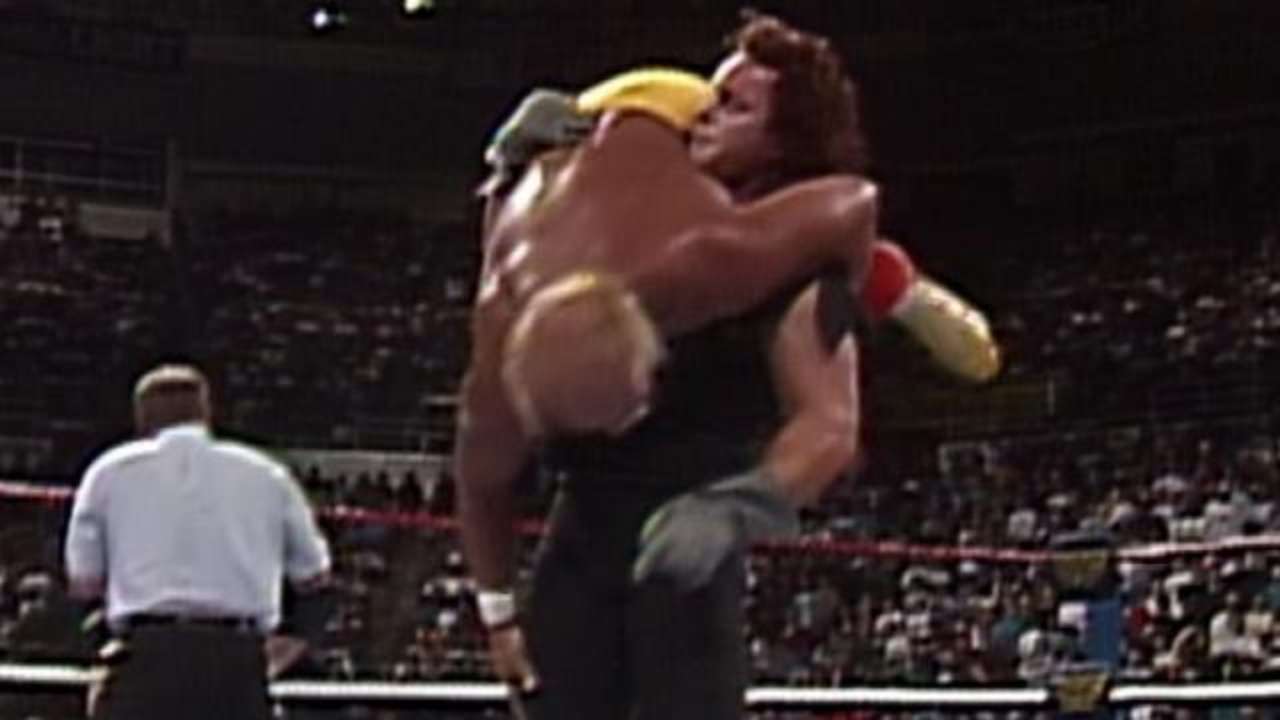 The Undertaker beats Hulk Hogan to win his first WWF Championship – Survivor Series 1991