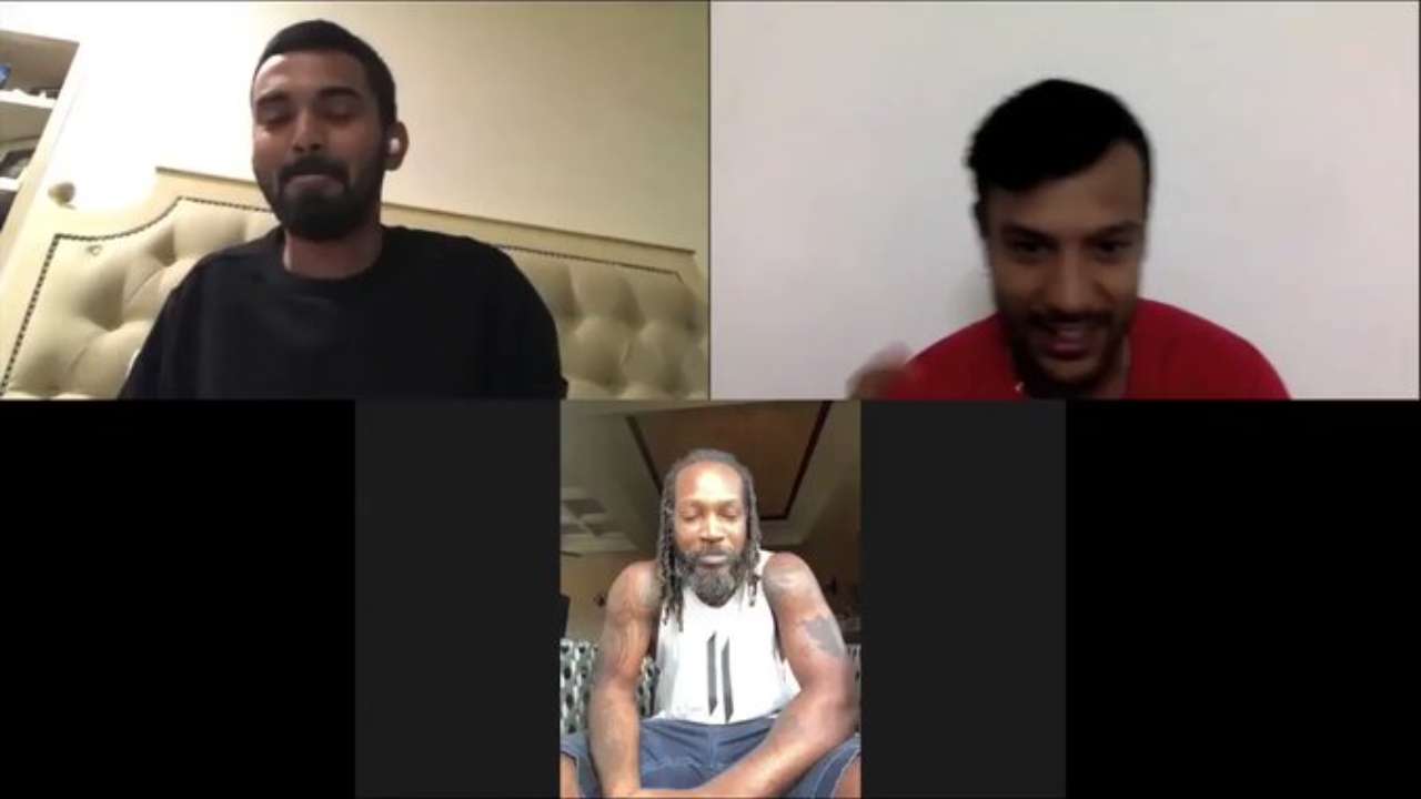 KL Rahul, Mayank Agarwal and Chris Gayle