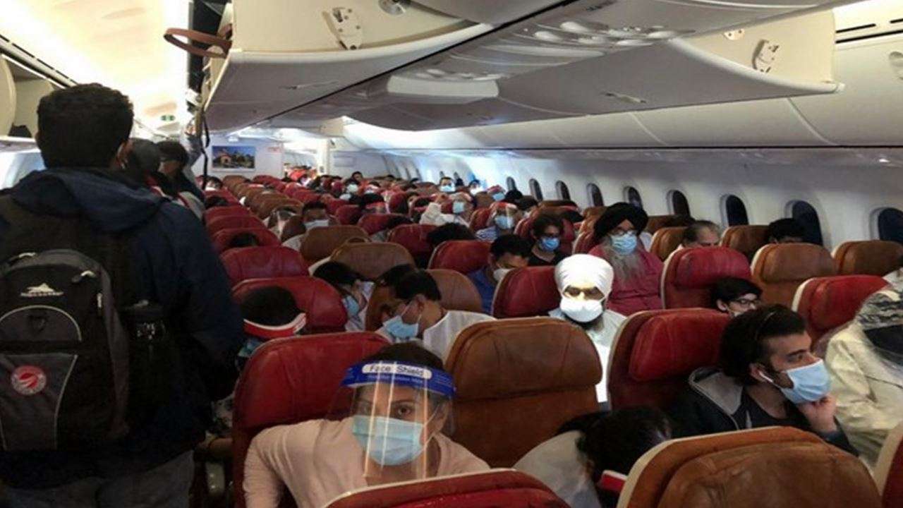 A special Air India flight carrying 224 Indian nationals including infants departed from Washington DC to New Delhi on Wednesday