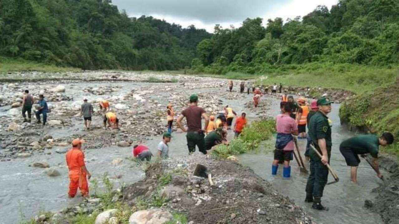 Water channel continues from Bhutan to India as local authorities, communities pitch in to maintain irrigation channels