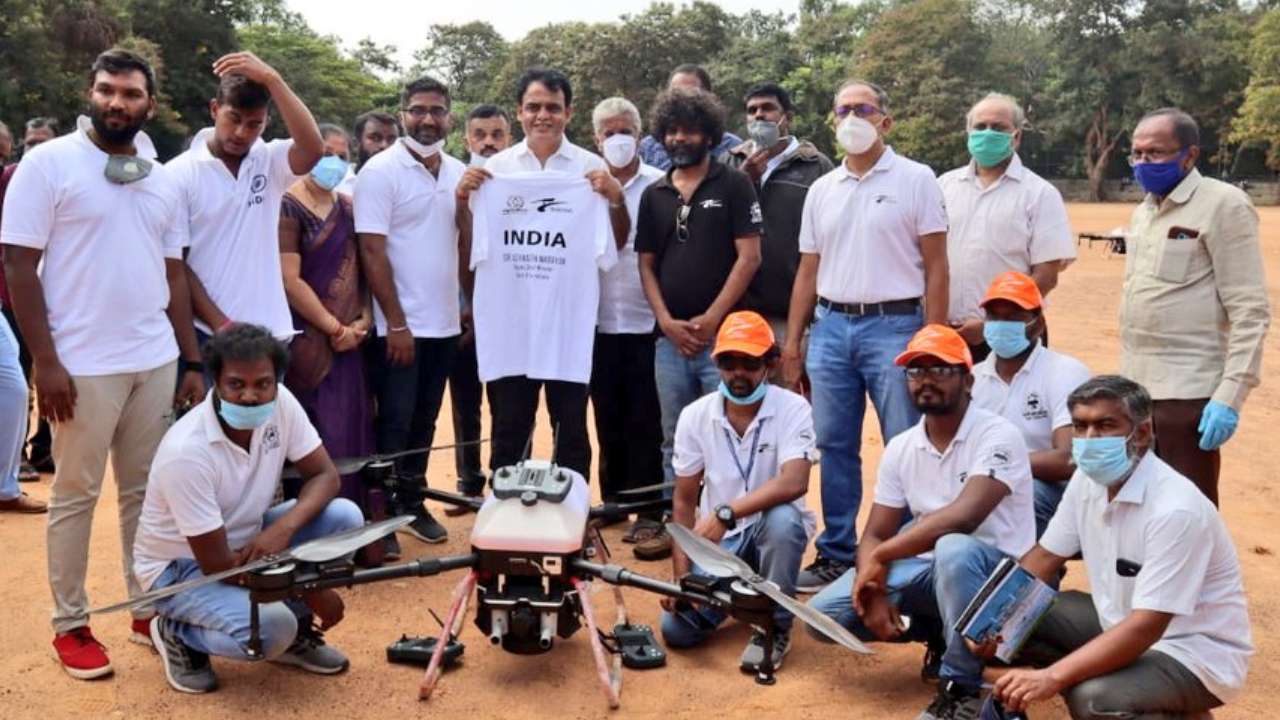 Karnataka Deputy CM launches disinfectant drones mentored by Thala Ajith to fight COVID-19