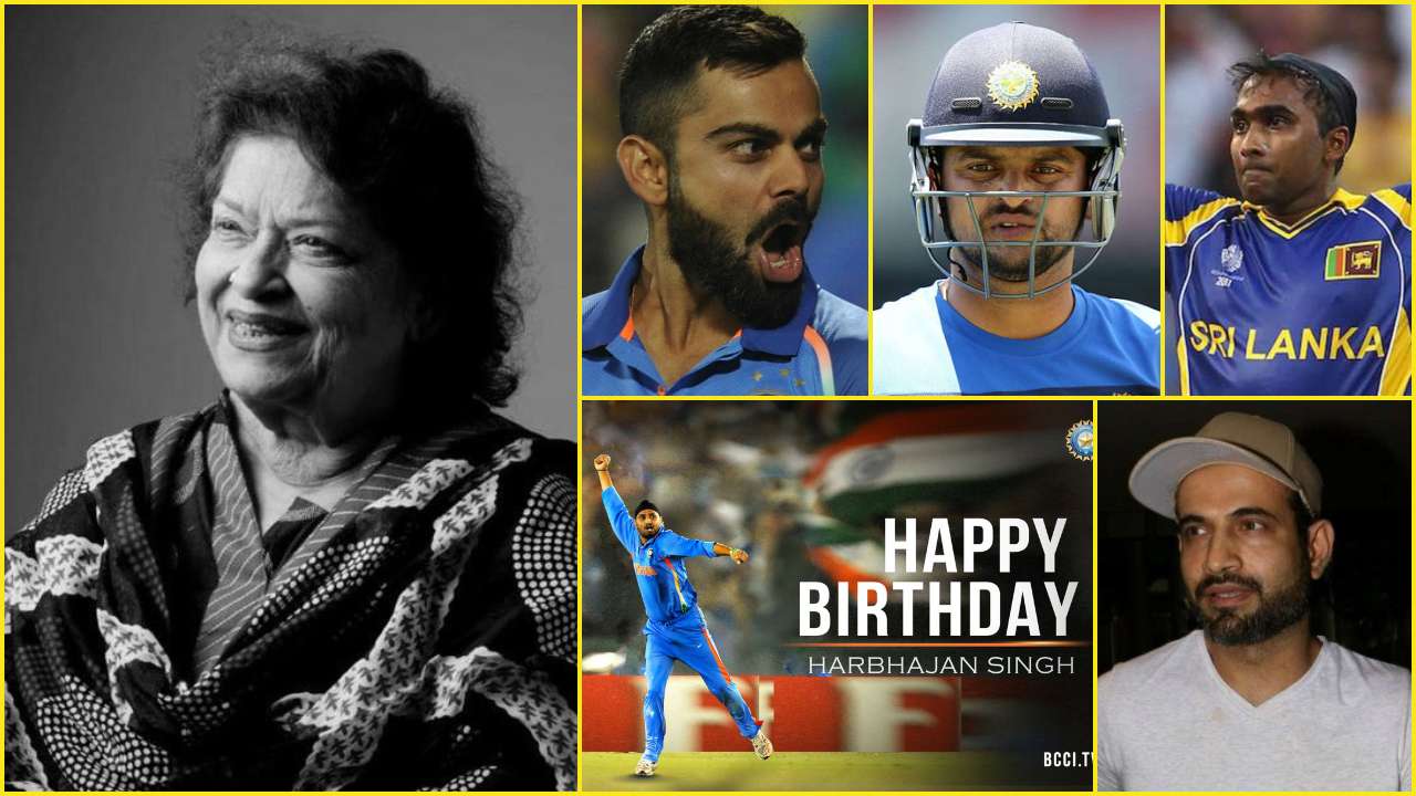 Suresh Raina, Saroj Khan, Harbhajan Singh, Virat Kohli, Irfan Pathan,