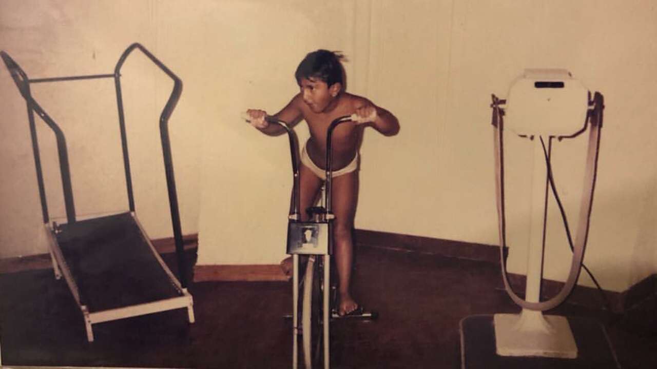 Fitness enthusiast since a child!