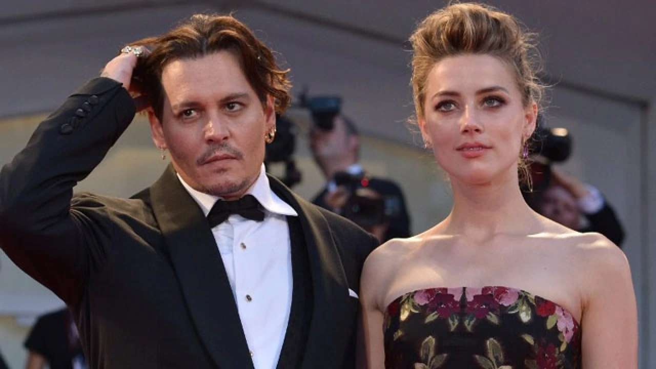 Johnny Depp with Amber Heard