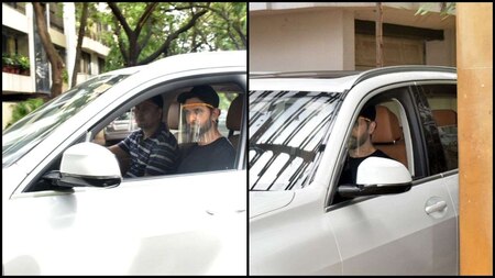 Hrithik Roshan steps out with face shield
