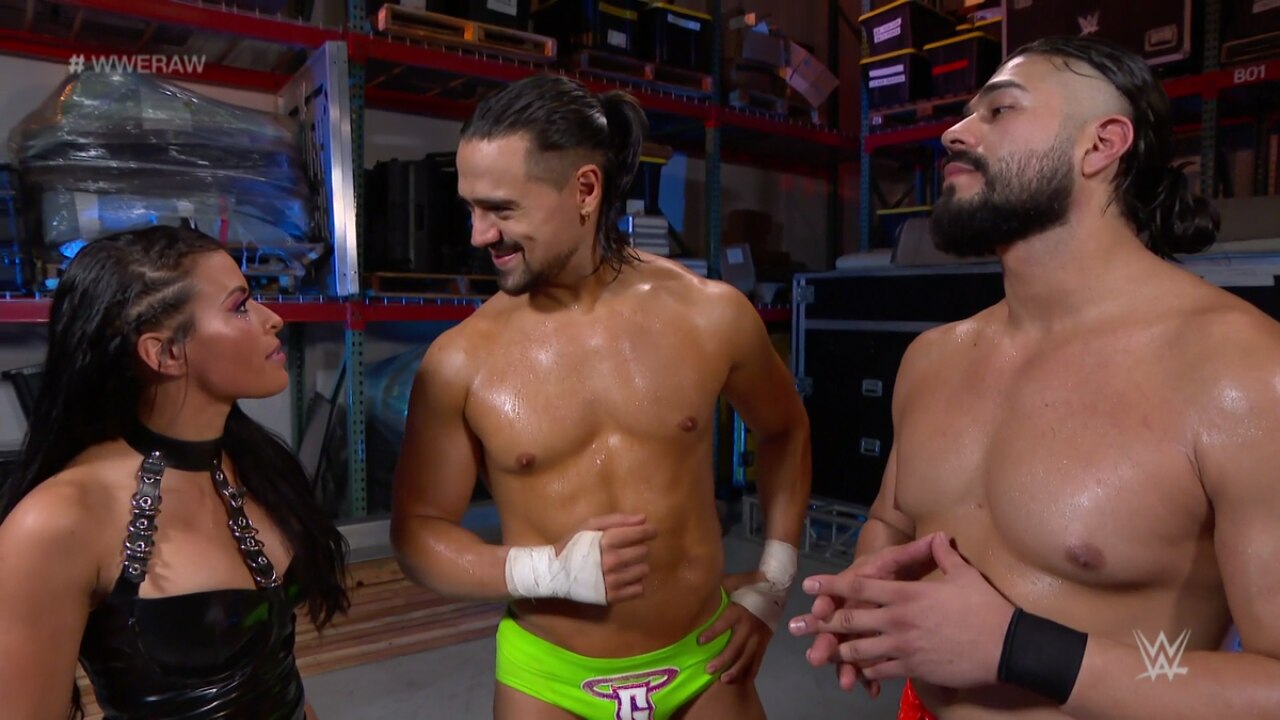 Street Profits vs Andrade and Angel Garza