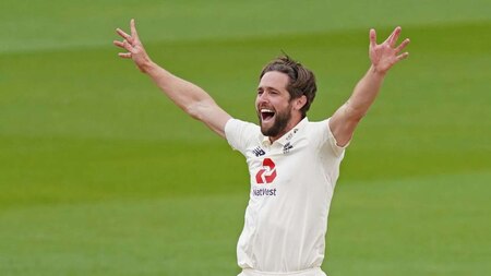 100 Test wickets for Chris Woakes
