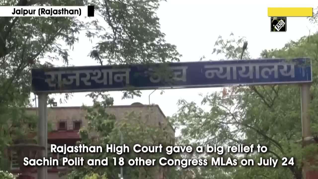Rajasthan hc directs speaker to maintain status quo on disqualification proceeding