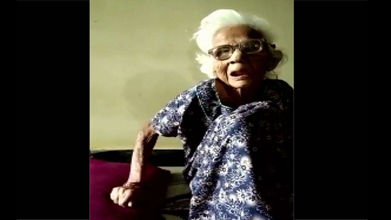 Hallamma, 100-year-old woman said she has recovered from COVID-19