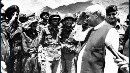 Atal Bihari Vajpayee-led NDA government was in power at the time of this war
