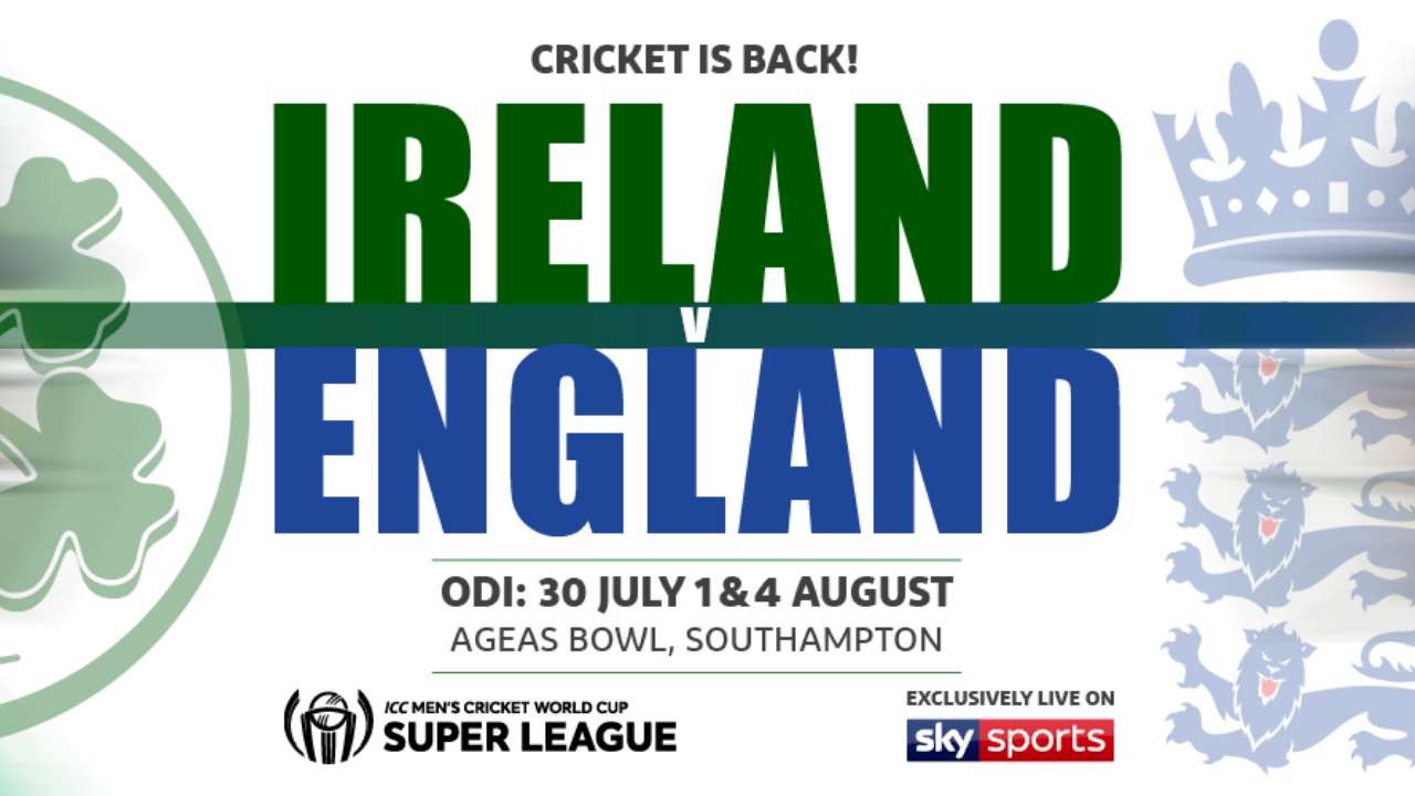 England vs Ireland: ICC Men's Cricket World Cup Super League to ...