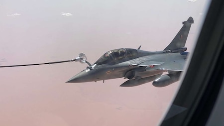 Five Rafale jets en route to India