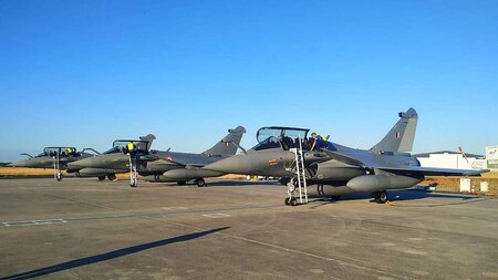 First batch of Rafale flown by IAF pilots