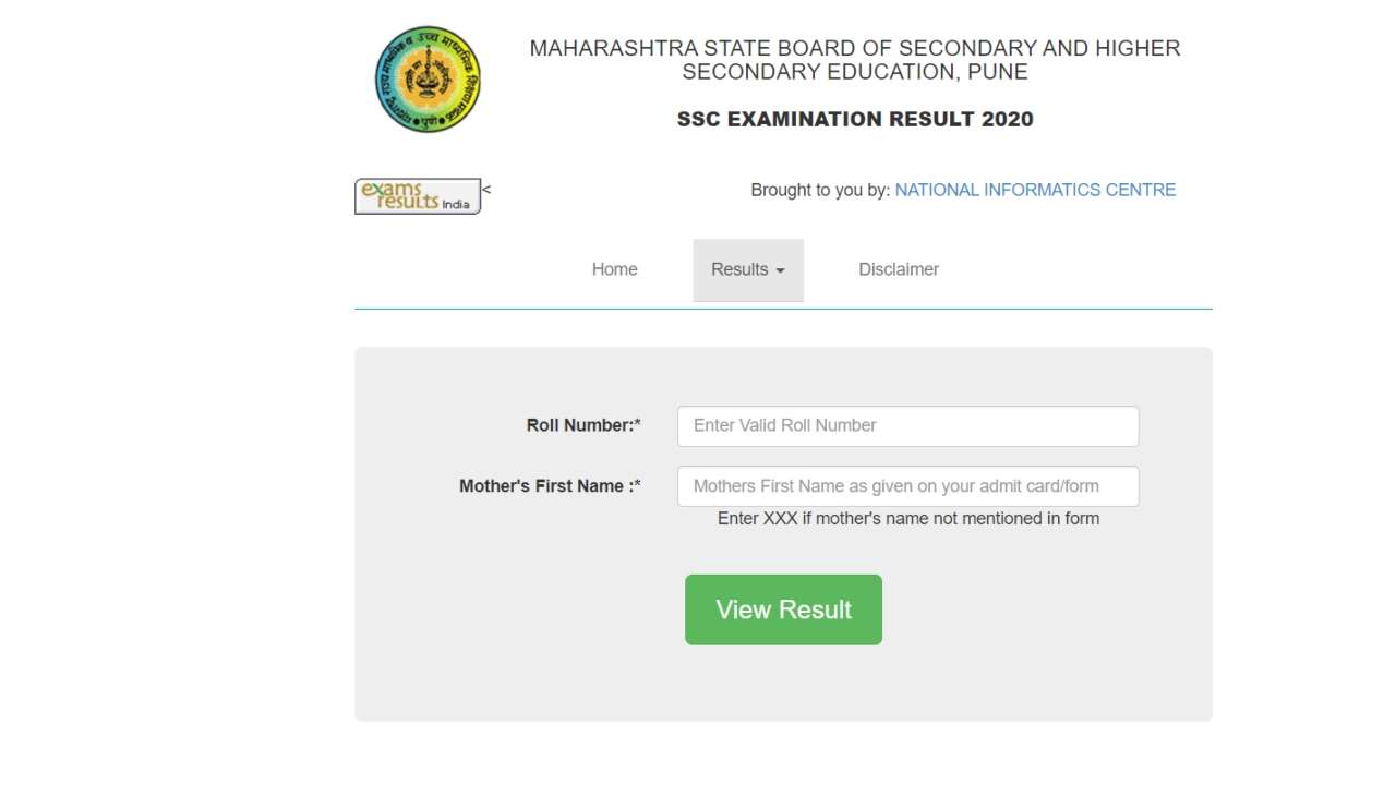 Mahresult.nic.in 2020 Ssc Result Maharashtra Ssc Result 2021 Name