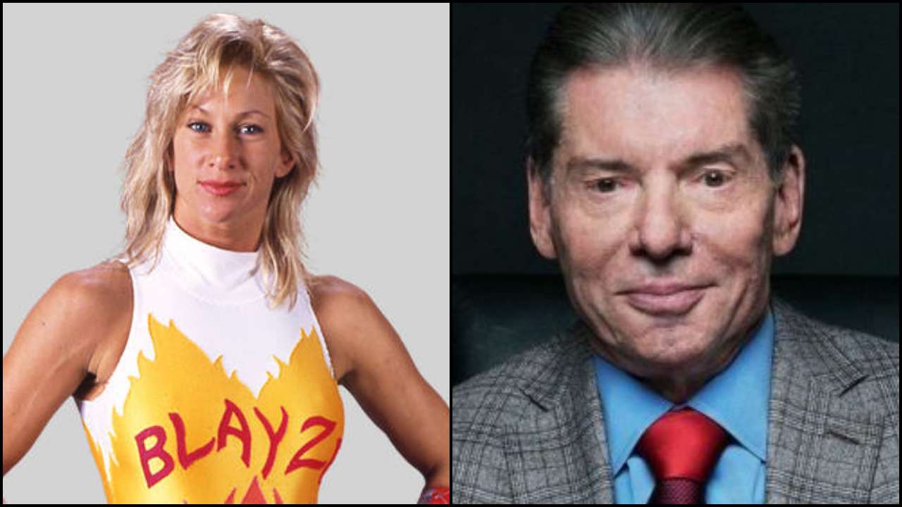 Madusa and Vince McMahon