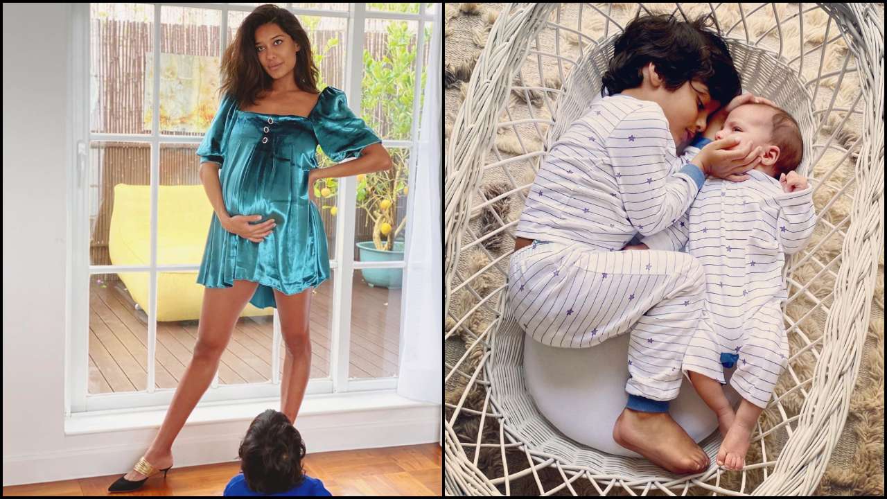 Lisa Haydon and Dino Lalvani