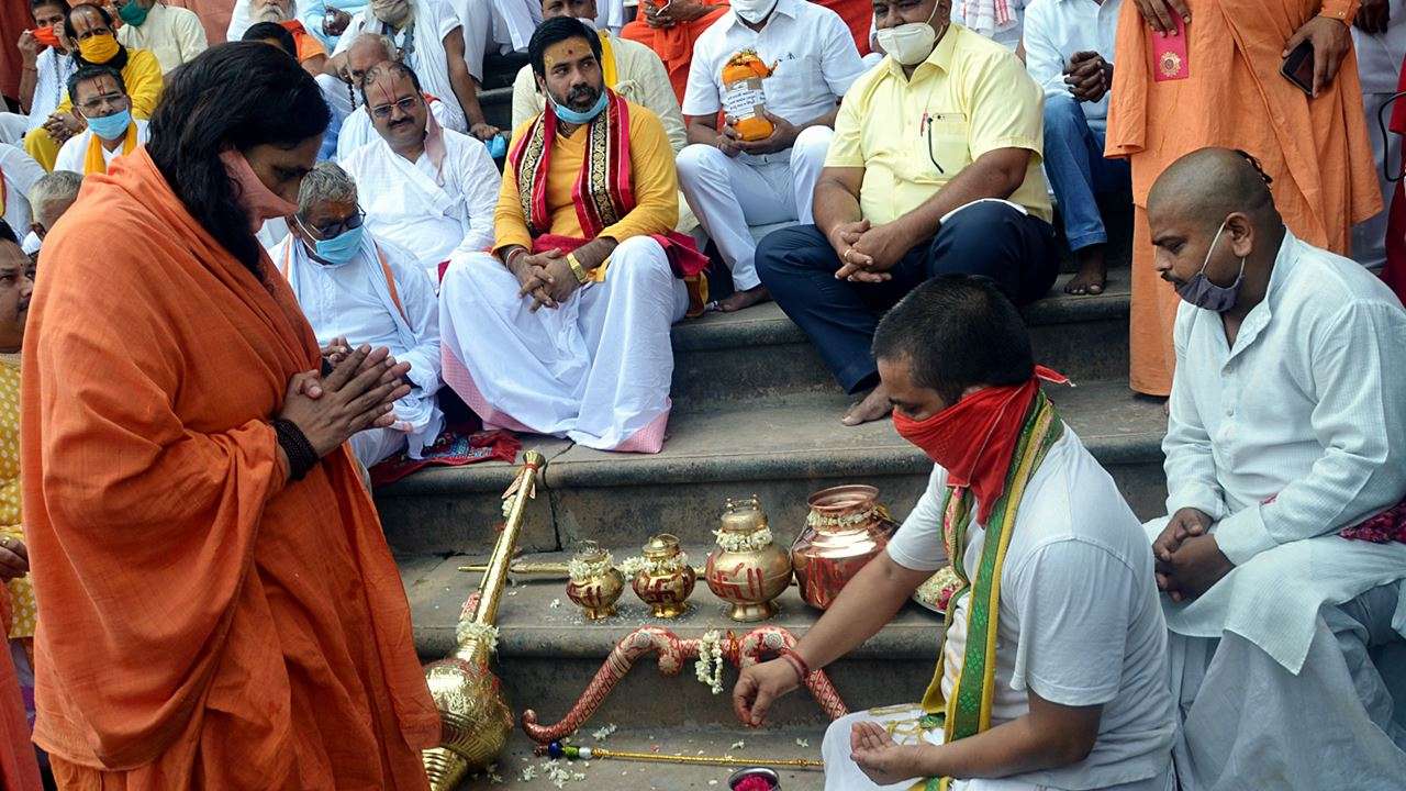 Official religious ceremonies before 'Bhoomi Pujan'