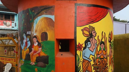 Lord Ram's murals