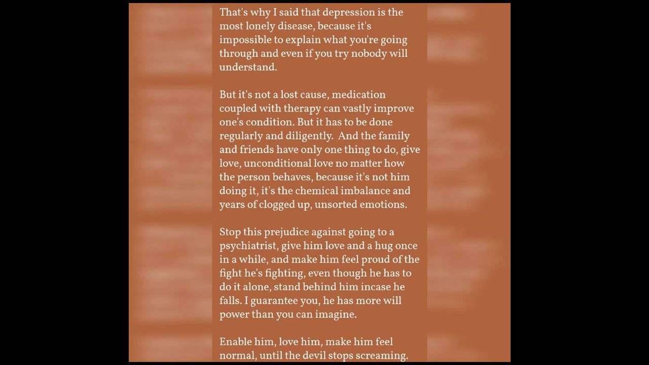 'Enable him, love him, make him feel normal'
