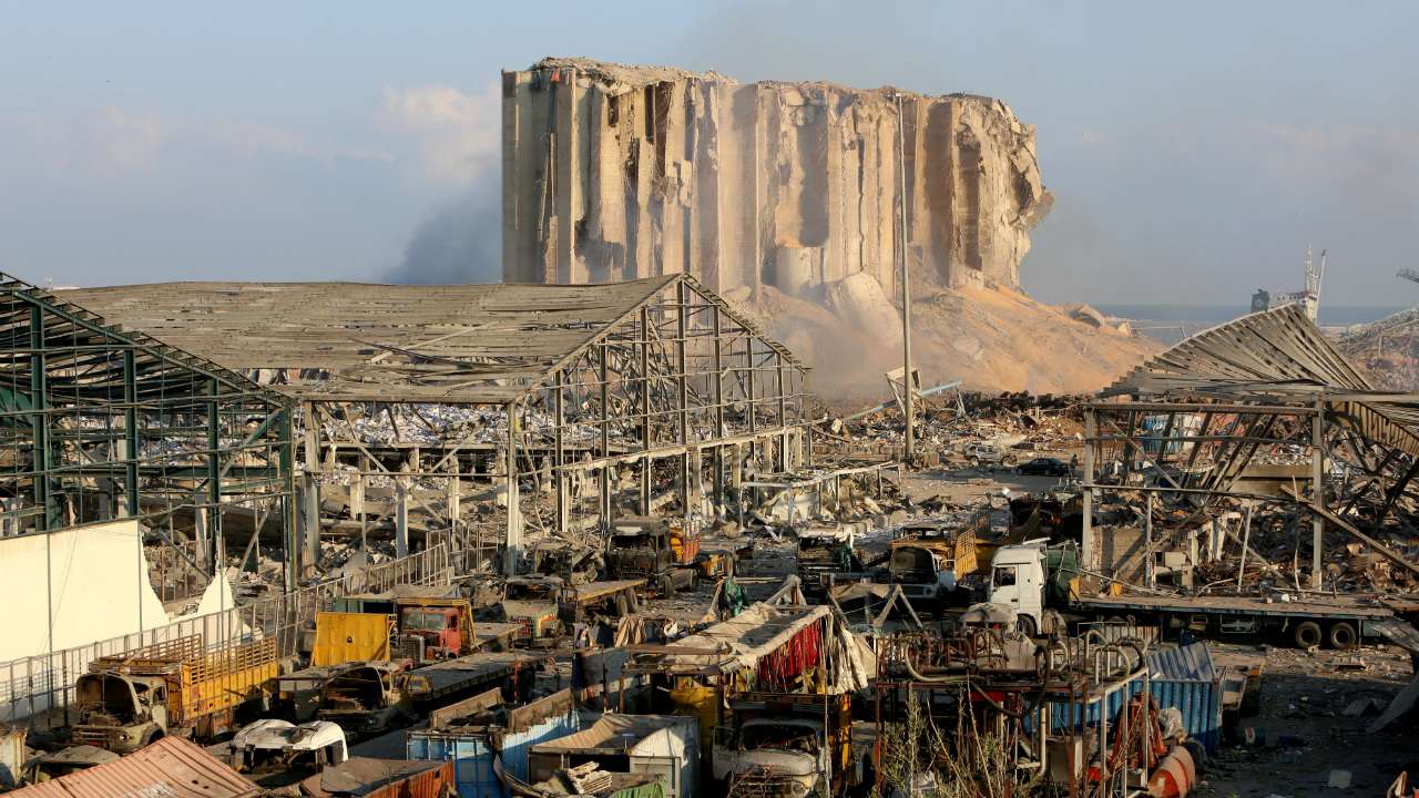 Aftermath of Beirut blast 