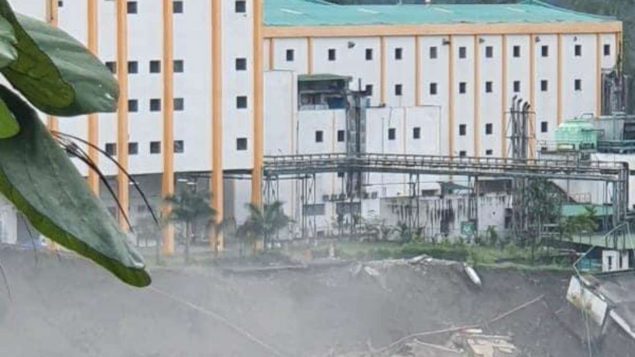 House washed away in rainfall