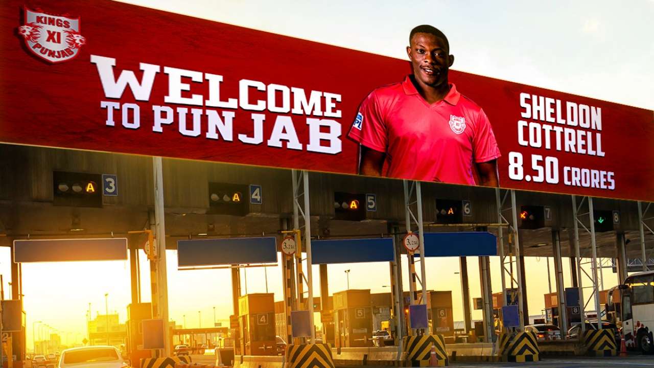 Sheldon Cottrell - Kings XI Punjab (KXIP)
