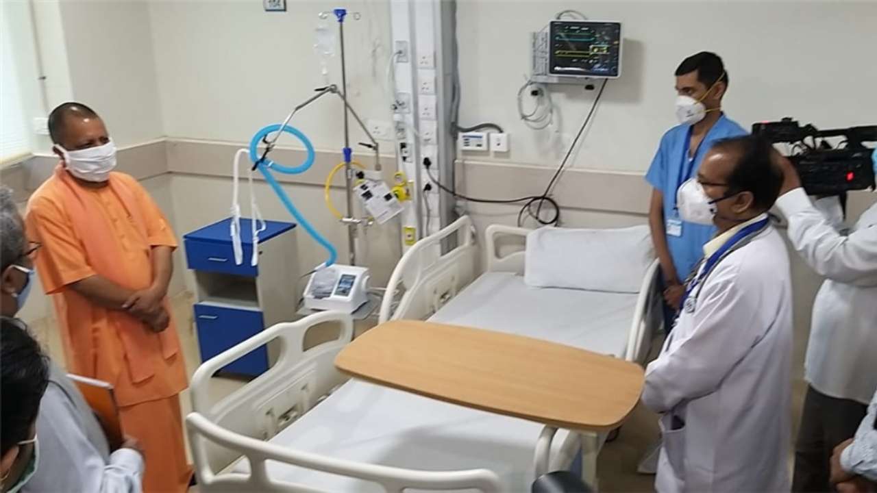 UP CM Yogi Adityanath inaugurates 400-bed COVID-19 hospital in Noida