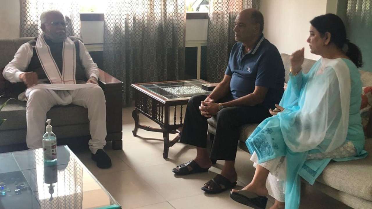 Manohar Lal Khattar, KK Singh, Rani Singh