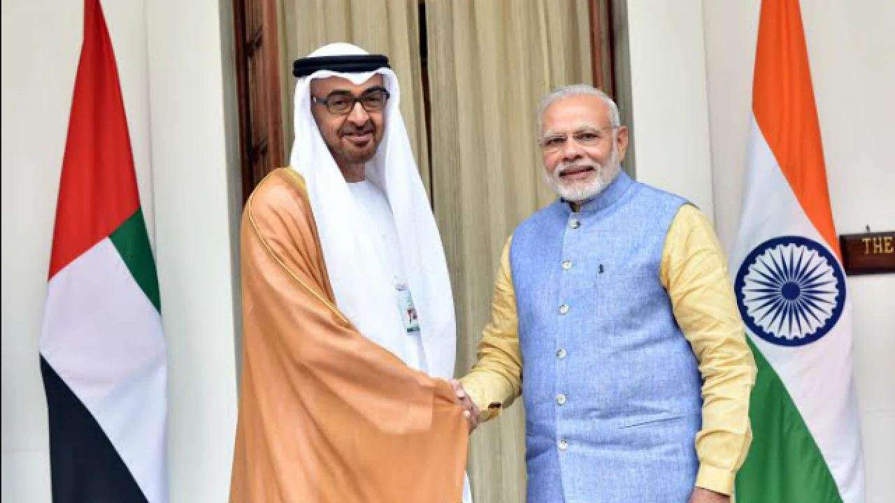 Sheikh Mohammed Bin Zayed Al Nahyan and PM Modi