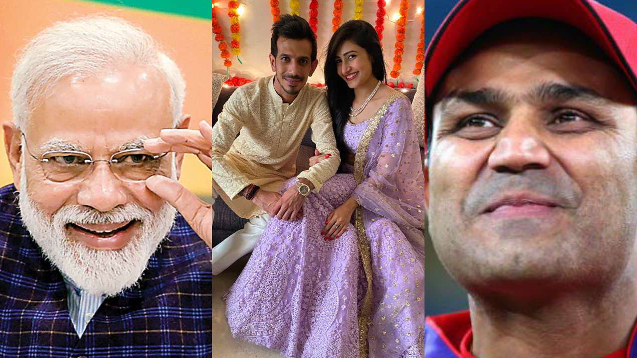 Chahal, Virender Sehwag, Yuzvendra Chahal, Dhanashree Verma, PM Modi, Chahal engagement,