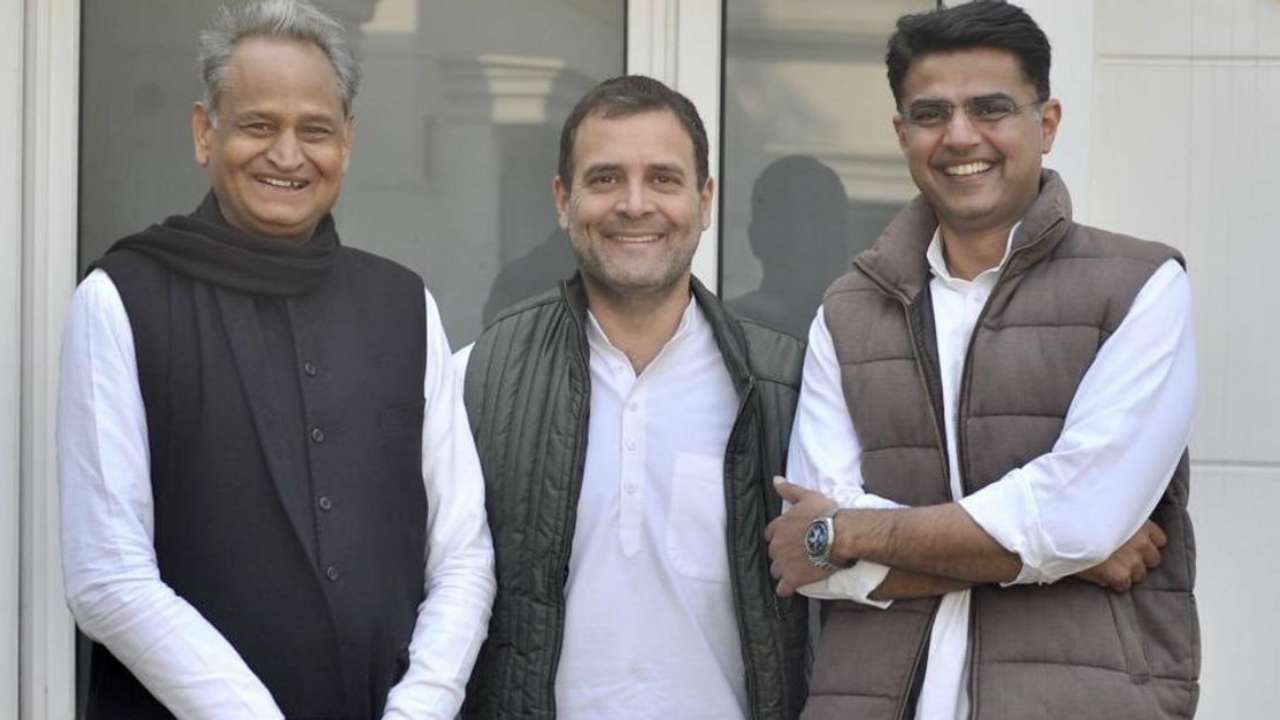 File Photo: Ashok Gehlot, Rahul Gandhi and Sachin Pilot