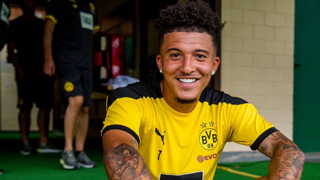Sancho Borussia Dortmund Shares Cheeky Jadon Sancho Post Mocking Man Utd Transfer Saga See Post Football News