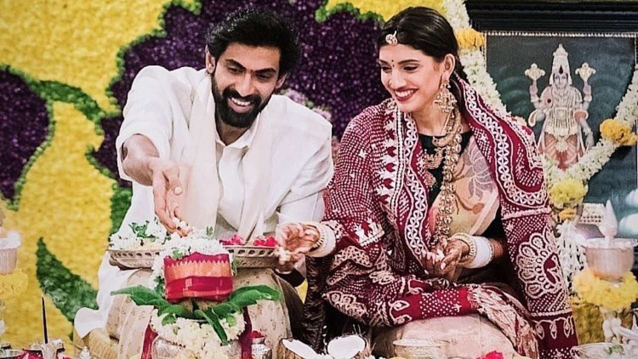 Rana Daggubati and Miheeka Bajaj's photo from post wedding rituals screams  'love'