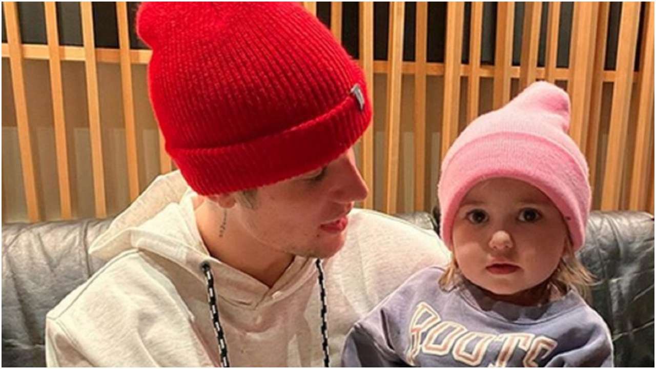 Love You Justin Bieber Shares Rare Pic Of 2 Year Old Half Sister Bay
