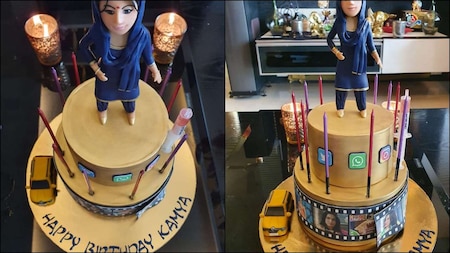 Detailed look into Kamya's birthday cake