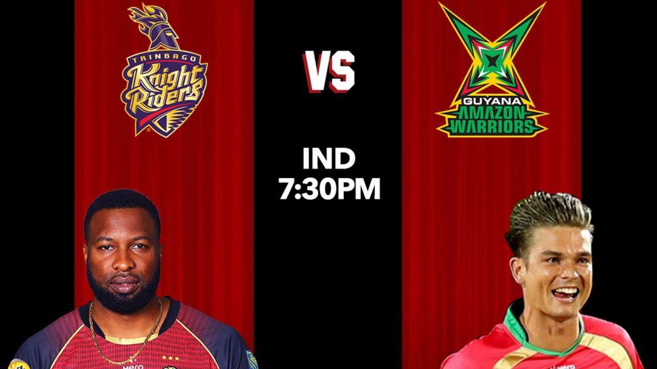 Trinbago Knight Riders Vs Guyana Amazon Warriors Dream11 Prediction Live Updates My Dream11 Team Captain Vice Captain Fantasy Cricket Tips Playing 11 Picks For Today Tkr Vs Guy Match In Caribbean Premier