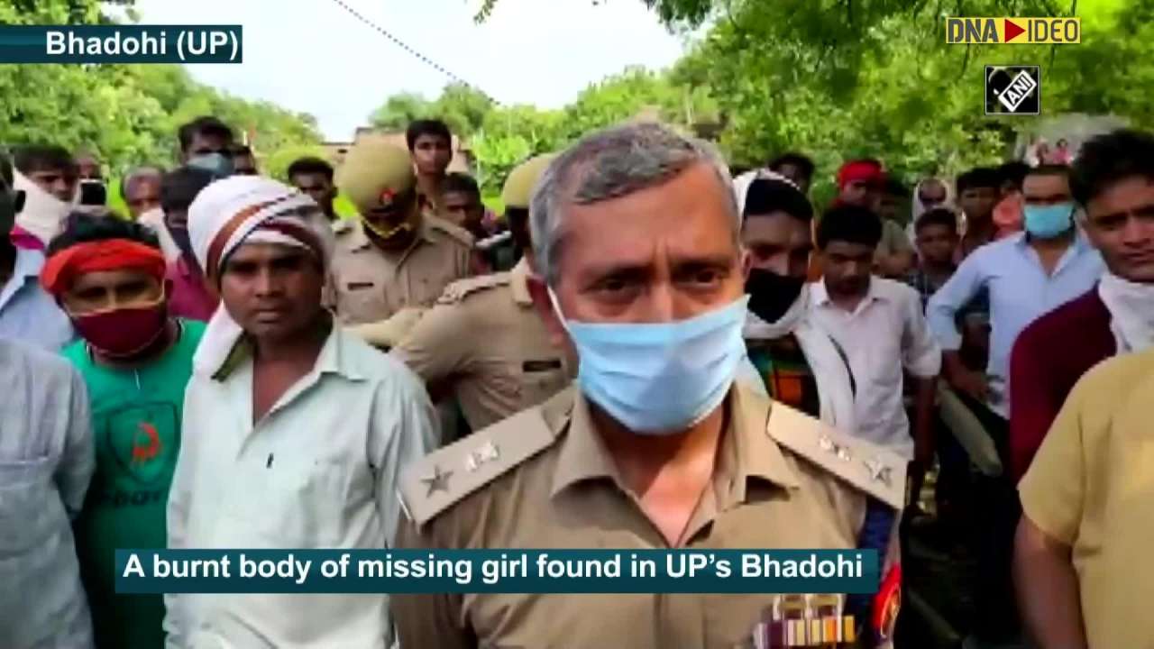 Missing girl found burnt, dead in up's bhadohi