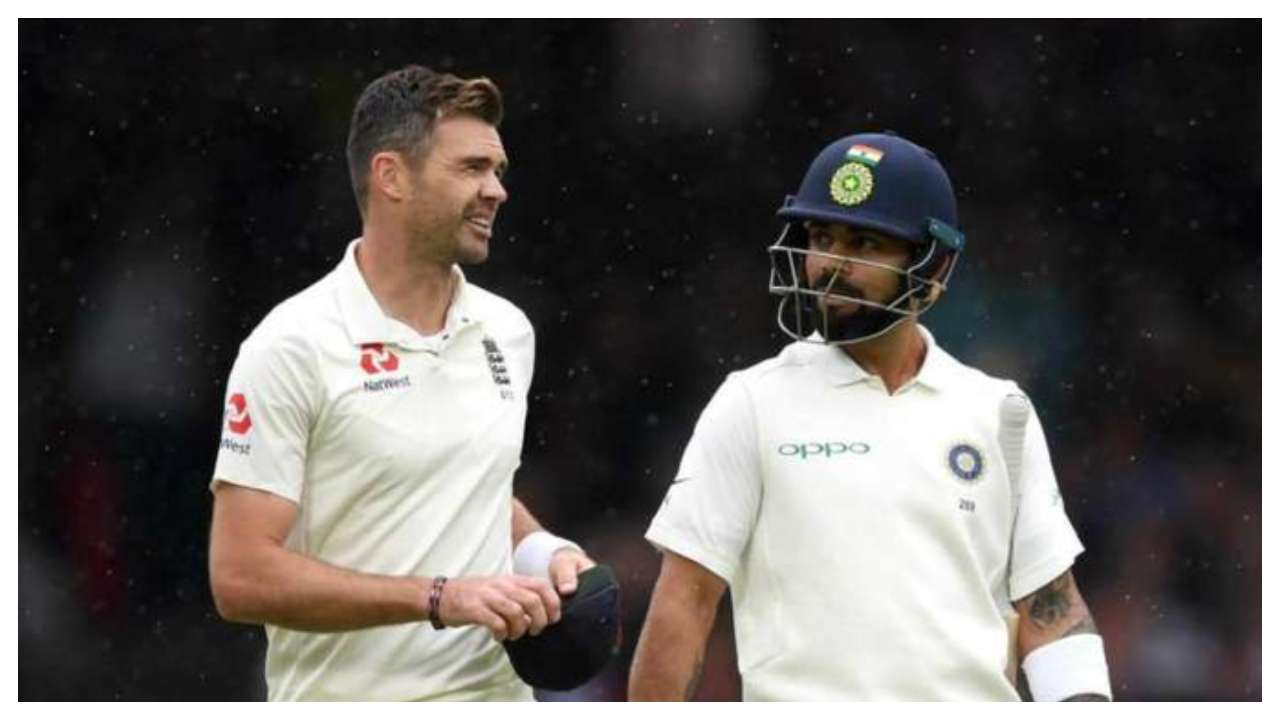 James Anderson Virat Kohli