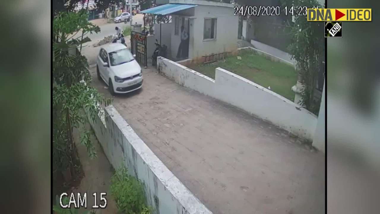 Woman thrashes watchman brutally in Hyderabad