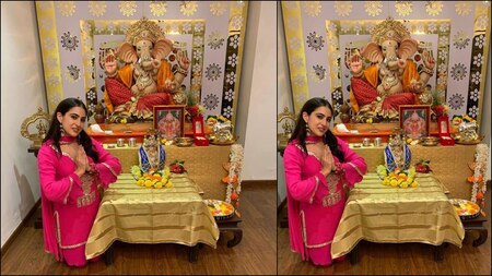 Ganpati Bappa Morya: Sara Ali Khan