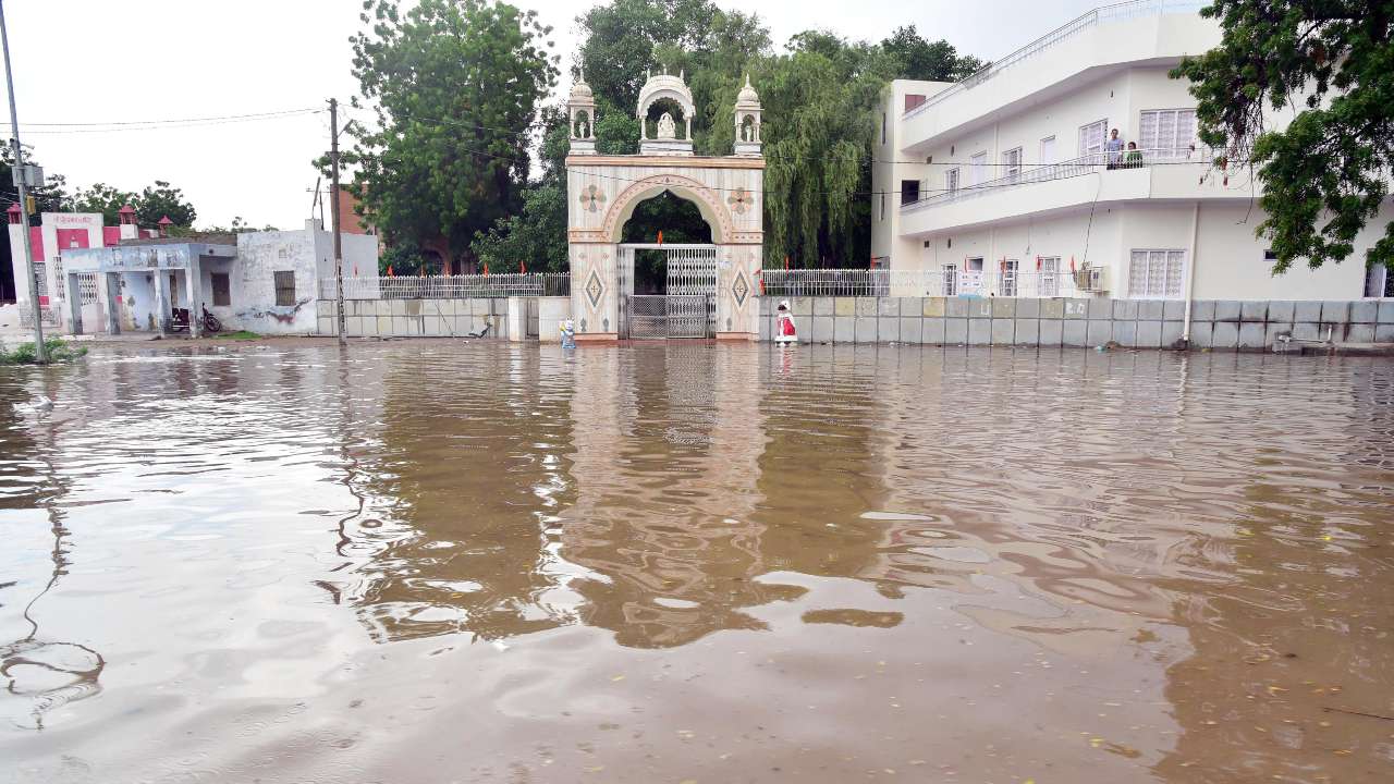 Gujarat Rajasthan Experience Severe Waterlogging After Heavy Monsoon Rains 6052