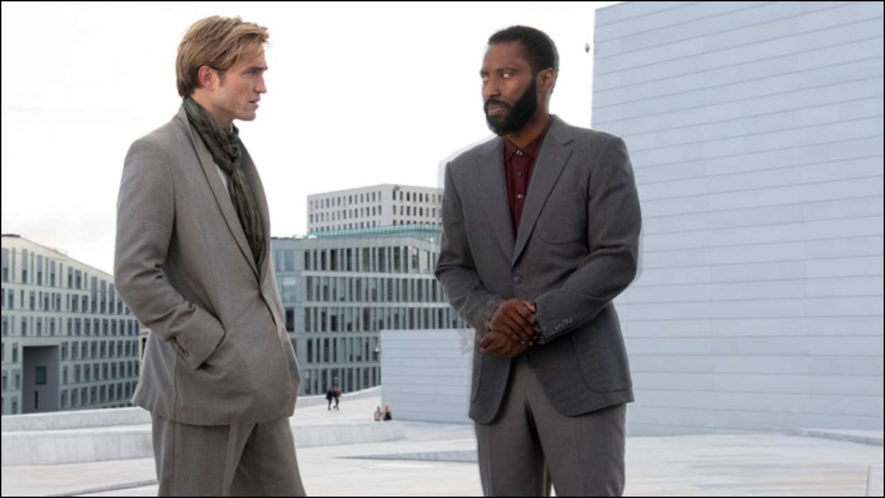 A still of John David Washington, Robert Pattinson in 'Tenet'